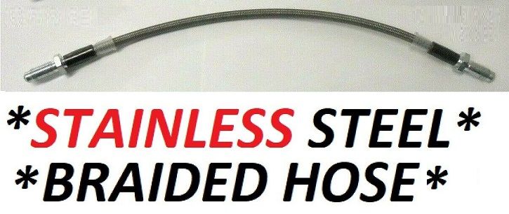CLUTCH HOSE PIPE (*STAINLESS STEEL BRAIDED*) x1 (Ford Zephyr, Zodiac & Consul Mk2) (1956- 62)  
